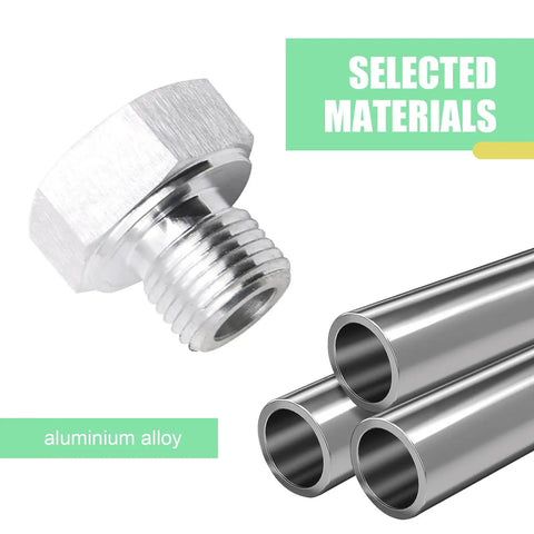 LS Engine Oil Pressure Adapter Fitting M16 1 5 To One Eighth NPT Sensor Adapter For GM LS Engines, aluminum material detail