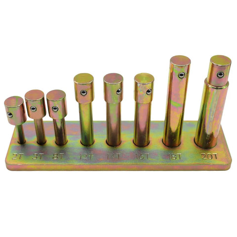 Heavy Duty Shop Press Pin And Hydraulic Press Pin Punch Set 2 To 20 Ton Capacity Premium Alloy Steel Construction Compatible With Press Models 24811 24812 25087 25088 For DIY And Professional Press Work on display