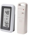 Digital Indoor Outdoor Thermometer With Wireless Sensor LCD Display And Daily High And Low Temperature Readings No Fuss Setup