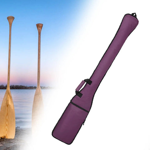 Dragon Boat Paddle Bag Must Have Kayak Paddle Pouch With Quick Dry Cover Waterproof Oxford Cloth Protective Carry Case in purple.