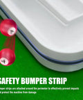 Billiards Training Rack For Pool And Snooker, 3D Printed Ball Rack With Perfect Alignment showing safety bumper strip