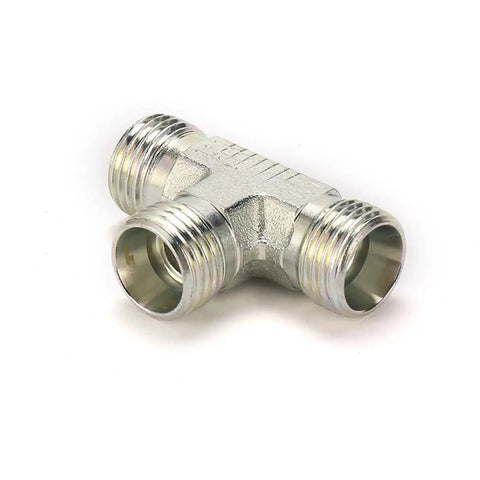 100 Piece Set M22 Metric Male Thread Equal Tee Pipe Fitting for Plumbing and Pneumatics, DIY Friendly, Heavy Duty One Color Finish, Easy Install, High Flow Tee Connector for Water and Air Lines.