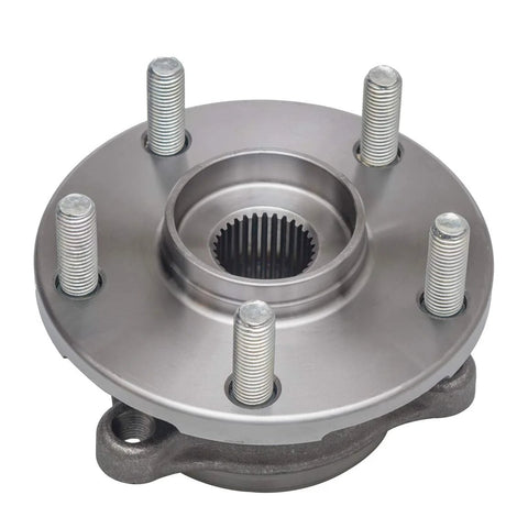 2 Pack Front Wheel Hub Bearing Assembly For Toyota RAV4 2006 2018 Fits 06 12 3.5L V6 Only Also Compatible With 2016 2019 Mirai And 2011 2016 Scion TC Manual Transmission Premium ISO Certified Quality Beefed Up OE Upgrade Hub Bearing Set metal hub with studs