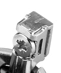 Close-up of No-Drill Kitchen Cabinet Hinges Upgrade For Silent Sag-Free Cupboard Hardware showing precise fitting and durable metal design.