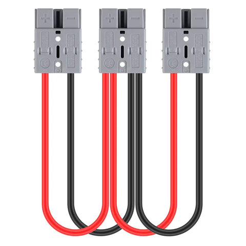 Heavy Duty Forklift Charging Plug With 50 Amp Split Connector And 10 Awg Cable For Rock Solid 12V Dc Power Delivery That Is Built Different To Crush The Daily Industrial Grind