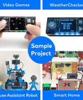 CyberPi Project Based Kit For Kids Ages 8 To 12 With Scratch And Python Coding Support A Fun STEM Programmable Robot With IoT Tech And Built In WiFi Module For Hands On Learning And Real World Projects. sample projects