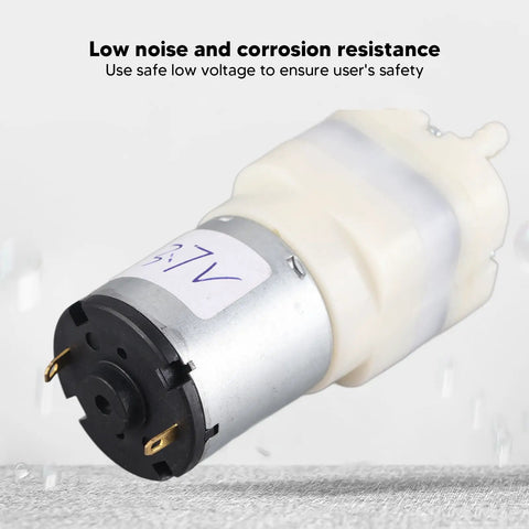 Compact Micro Air Pump Low Noise Mini Vacuum Generator With DC 3.7V Safe Low Voltage Design Perfect For DIY Projects And Small Appliances Quiet Operation Ideal For Hobbyists Seeking Reliable Suction Power For Various Applications