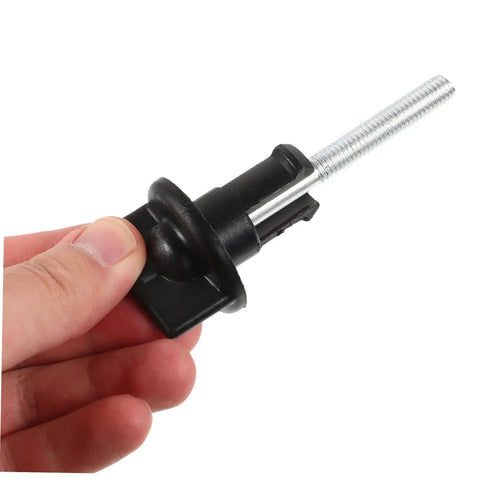 Spare Tire Bolt Hold Down Retainer Clamp For Cars And Trucks Replacement Part held in hand, showing aluminum alloy construction