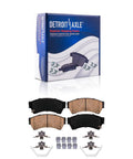 Front Brake Kit For Ford Fusion, Mazda 6, Lincoln MKZ, Zephyr And Mercury Milan With Disc Rotors And Ceramic Brake Pads Replacement