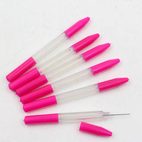 Precision Watch Oil Filling Pen Oiler Tool For Clock Gears Lubrication Handy Easy Application with fine pink tips.