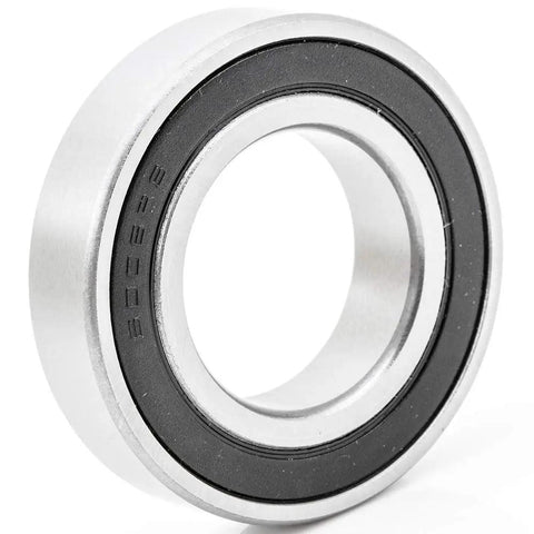 Pro Grade 6006 2Rs Deep Groove Ball Bearings 100 Pack round bearing with double rubber seal, 30x55x13mm size.