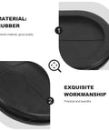 4 Pack Black Rubber Grommets Hole Plug Kit For Wire Protection And Dustproof Sealing Easily Cuttable Oval Wire Gasket For Through Frame Or Sheet Metal Weatherproof Cable Grommet Set, black rubber