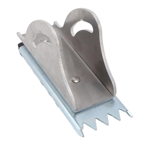 Heavy Duty Extension Ladder Feet Kit With Bulky Slip Proof Rubber Pads And 90 Degree Swivel Steel Base for added stability.