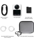 8K Panoramic 360 Camera For Vlogs And Adventure Shots With 1 Inch Sensor Equivalent 100MP accessories bundle