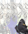 Get Your Bike Brakes Squeak-Free With This Premium 4X Brake Pad Caliper Repair Kit Featuring Heavy Duty Spring Clips And Ten Solid Steel Pins To Fix Leaking Pads And Boost Stopping Power For Any Ride, 10mm stainless steel brake pad spring pins