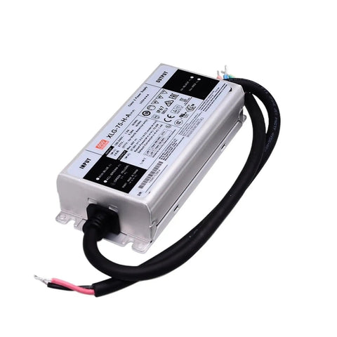 XLG 75W IP67 LED Driver Industrial Switching Power Supply For Bay Stage And Plant Lighting 12V 24V 27 To 56V Output 700mA 1400mA mounted view