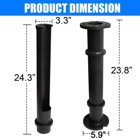 Beefy Rear Axle Bearing Puller Tool For Toyota Tacoma 1984-2018 And 4Runner 1984-2013 dimensions view