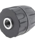 Keyless Drill Chuck Adapter Three Eighths Inch 24 UNF Quick Change Converter For Drills And Cordless Drivers Lets You Grab Bits One Thirty Second To Three Eighths Inch Zero Point Eight To Ten Millimeters No Chuck Key Needed.