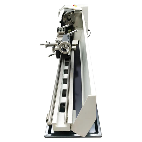 Precision Benchtop Mini Metal Lathe 8×39 Inch with Brushless Motor, variable speed, heavy duty cast iron bed and accurate turning features.