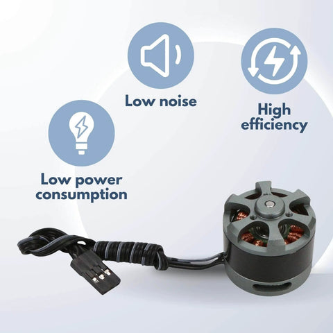 Low KV Brushless Gimbal Motor 2208 90KV With 3mm Shaft For 100 200g GoPro3 RC Quadcopter highlighting low noise and efficiency