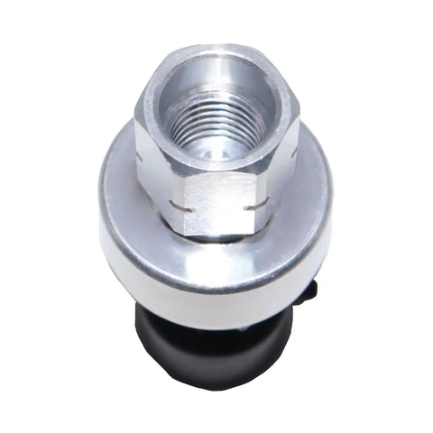 Direct Fit AC Refrigerant Pressure Switch Sensor And Connector For GM Vehicles Buick Cadillac Chevrolet GMC Pontiac Hummer Saturn Plug And Play HVAC Transducer 13587668 1551343 top view