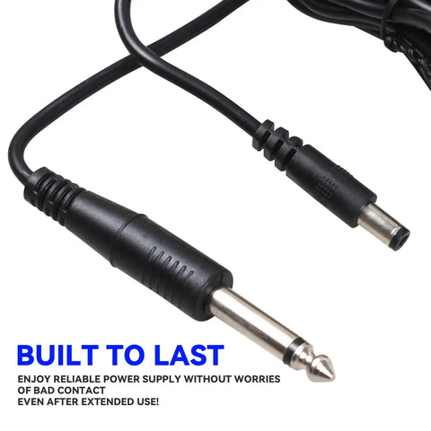 Universal DC Power Cord For Tattoo Machines With Pen Rotary Systems, Easy Fit No Fuss Compatibility Across Brands Like Dragonhawk