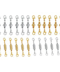 24 Piece Magnetic Lobster Clasps Set In Gold Color And Silver Color For Jewelry Making, Easy Magnetic Closure For Necklaces And Bracelets