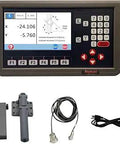 7 Inch LCD DRO Display For Milling Lathe Machines, 2 Axis Digital Readout With Magnetic Scales, Includes USA Plug, Bracket, Screws And User Manual
