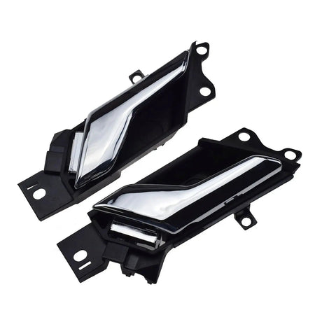 Upgrade Your Ride With This Top Tier Inner Car Door Handle For Saturn Vue Xe And Xr Models From 2008 To 2010 Featuring Solid PC Build Plus Smooth Grip Pull Knob For Easy Interior Access., black plastic inner car door handle set, left and right