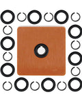 10 Pack One Half Inch Impact Wrench Retaining Ring Clips With O Ring And Anvil Install Tool Heavy Duty Carbon Steel Hog Rings Kit