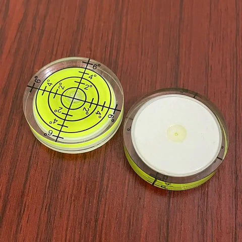 Six Piece Compact Circular Bubble Spirit Level Kit For Your Rig And Camper 32mm Standard Gauge Hella Accurate Readings No Sweat Setup For Travel Trailers Camera Tripods And Record Players