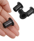 Heavy Duty 4 Pack Flanged Nylon Bushings For Linear Motion Systems 10.1 Mm Bore 13 Mm Outer Diameter 20.5 Mm Length in hand