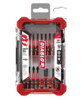 All In One Screwdriver Bit Set With Phillips, Square And Torx Bits, Magnetic Holder And Nut Setter, 14-Piece Heavy Duty Kit