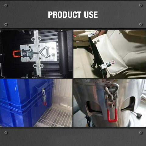 Built Like A Tank Carbon Steel Toggle Clamp With Quick Release Latch Action For Welding Woodworking Jig Assembly Featuring Triangular Gripping Lever Handle 120 Millimeter