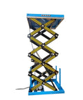Heavy Duty Scissor Lift Operating Like A Top Shelf Workhorse With Smooth Hydraulic Stationary Drive and Auto Leveling Table for 4000 Kg Loads