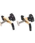 Heavy Duty CNC Router Press Clamp Made From Top Tier Aluminum Alloy T Track Hold Down Tool with quick acting knob and screws.