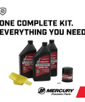 4 Stroke Outboard Oil Change Kit For 40 50 60HP EFI Outboards Includes 25W 40 Marine Engine Oil DIY Friendly