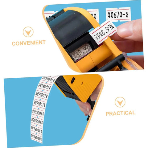 Pricing Label Paper Rolls for Pricemarker Machines 4000 Small Retail Price Tags Sticky Adhesive Price Tag Supply for Shop and Office Use