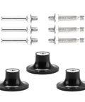 Slick Swap Roll Lock Disc Adapter 2 Inch Backing Pad Holder with screws for smooth die grinder operations.
