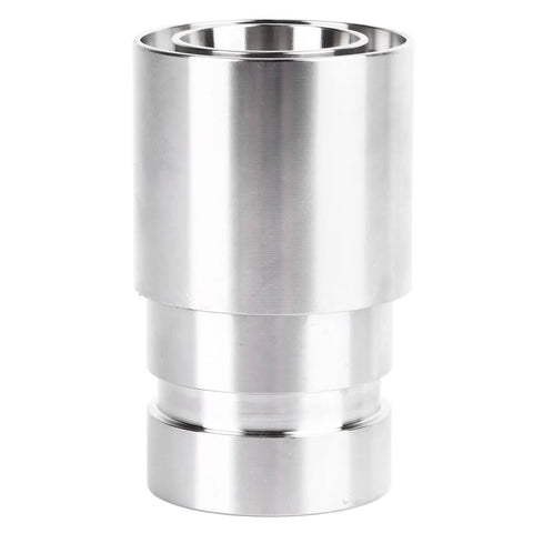 E Type 1.5 Inch Cam and Groove Quick Connect Hose Fitting 304 Stainless Steel Male Coupler for Hydraulic Systems and Water Lines Durable Metal Quick Connect Easy Hookup, front view