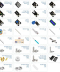 4 In 1 ESP32 STEM Smart Traffic Kit Compatible With Arduino Hands On Robotics And Coding Set engineering parts layout, mixed modules and accessories