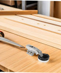 Three Pack Hydraulic Damping Cabinet Hinges With Soft Close For Kitchen And Shower Cabinets Heavy Duty Glass Door Displays Smooth Quiet Operation And Easy Installation By Lurrose showcased on wooden surface.