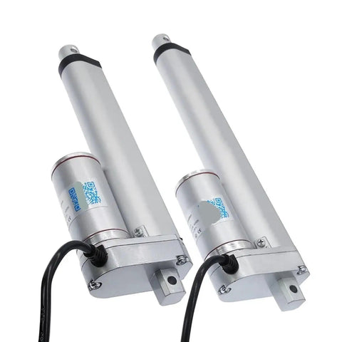 Heavy Duty Electric Linear Actuator With Knockout DC Gearmotor Performance 150mm And 200mm Stroke Options 12V 24V with metal housing.