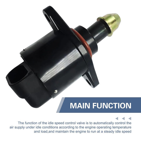 Icyfond car idle air control valve, black plastic body; OEM replacement for 90380 10526 90325864