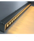 Top Shelf Cool White Six Thousand Kelvin Led Wall Washer Light For Indoors Outdoors Sleek Linear Floodlight for hardscaping, showcasing sleek design and illumination.