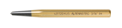 Close-up of a center punch from 9 Piece Punch And Chisel Set With Two Eight Inch Cold Chisels, Three Center Punches And Four Pin Punches