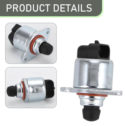 Two Pack Idle Speed Control Valve Sensor And Throttle Position Sensor Kit For GM Vehicles Buick Cadillac Chevrolet Pontiac Replacement Plug And Play Easy Install Accurate ECU Feedback For Smooth Idle And Power, silver metal sensor