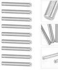 100 Pcs 304 Stainless Steel Cylindrical Locating Pins 5x40mm Solid Dowel Pins for Mechanical Fastening and Industrial Alignment
