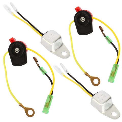 Low Oil Alarm Sensor With On Off Engine Kill Switch For GX160 GX200 GX240 GX270 GX340 GX390 5.5HP To 13HP Motors Replacement Part Easy Install Durable Safety Shutoff For Lawn Mowers Generators Water Pumps