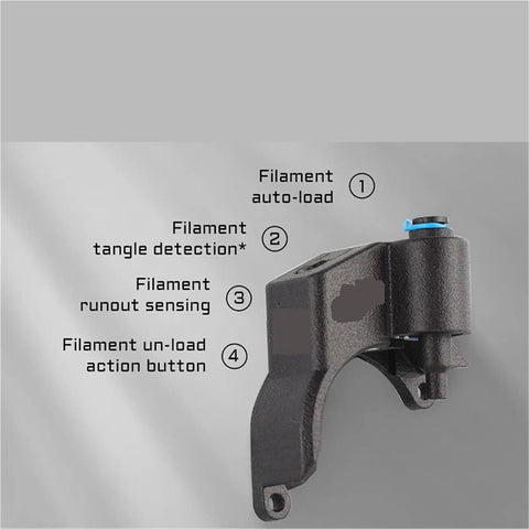 LDO Orbiter V2 Extruder Kit With Smart Filament Sensor V4 2 black 3D printer part with auto-load and jam detection